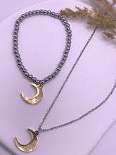 Cargar imagen en el visor de la galería, SLV/GD MOON NK SET
