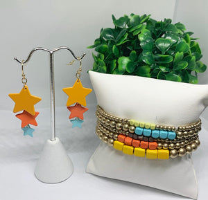 Set Pantallas Estrellas y Pulseras