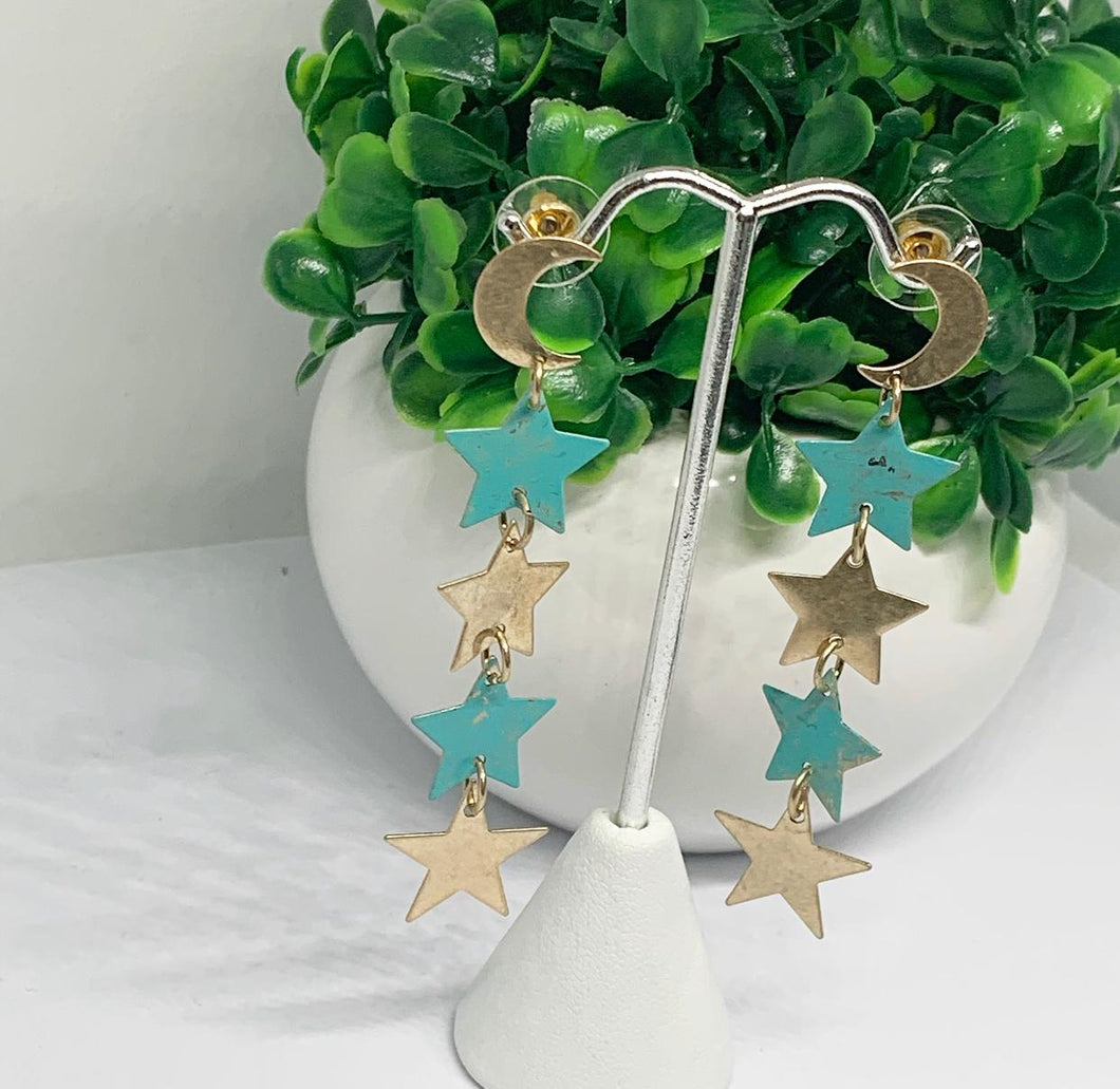 Pantallas Estrellas Dorada y Turqueza