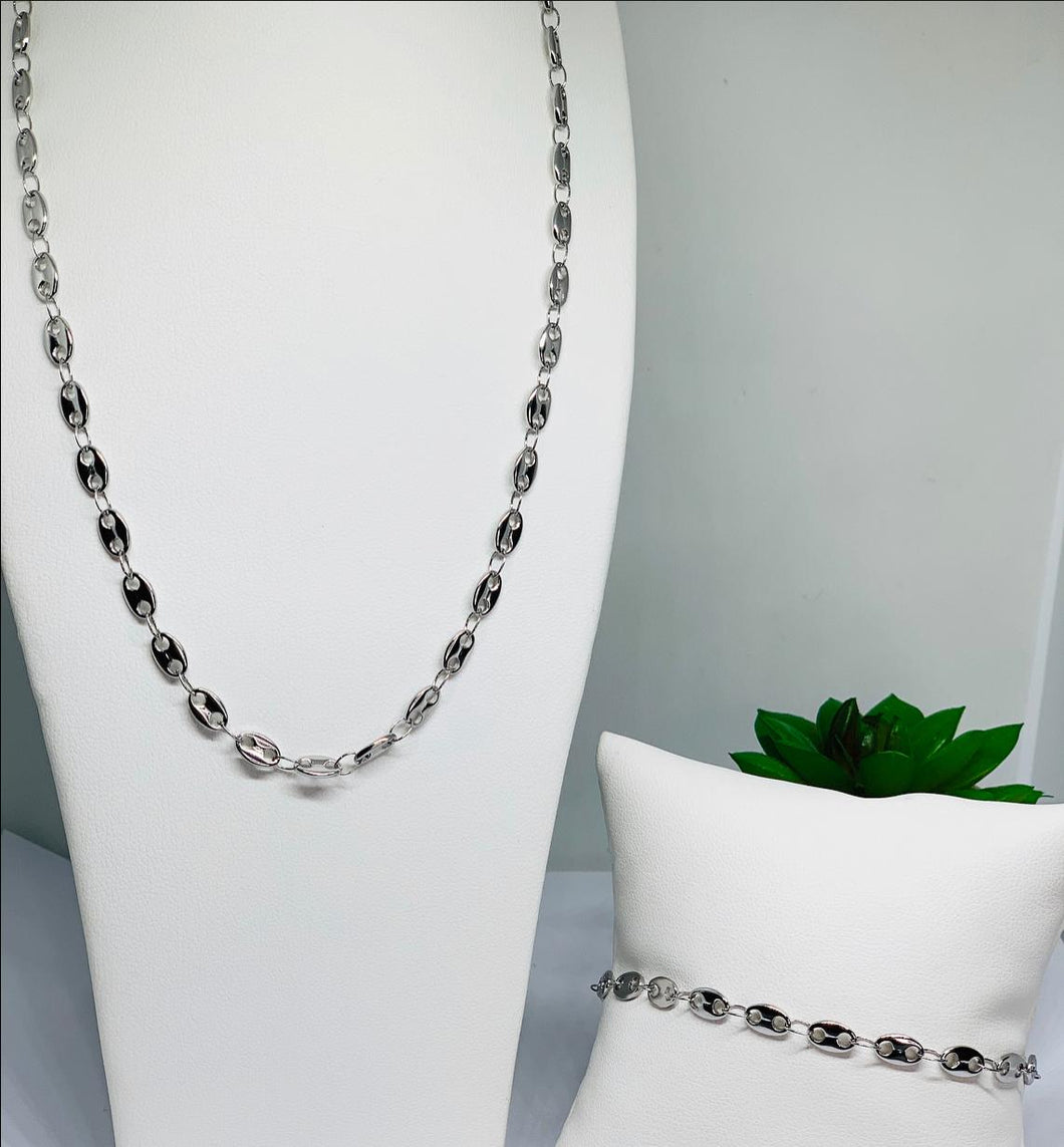 Set De Cadena y Pulsera
