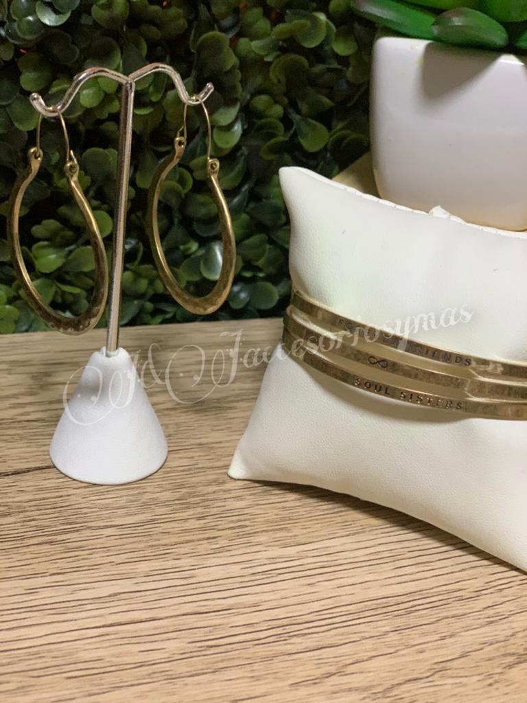 Set Pulseras y Pantallas Doradas #2