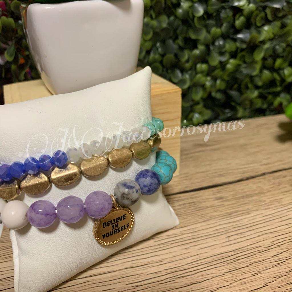 Set de Pulseras Believe in Yourself