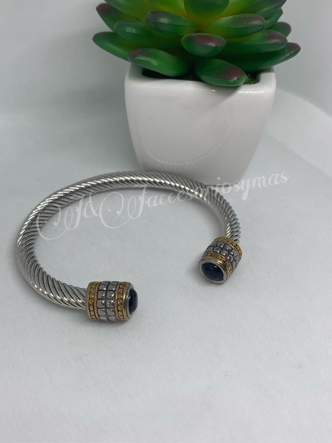 Bangle Plateado