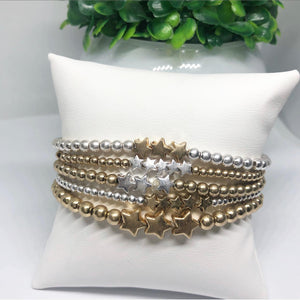 Set pulseras Estrellas