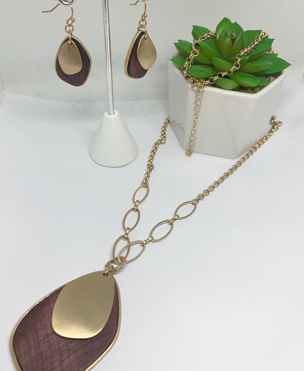 Set Fantasia Marron y Dorado