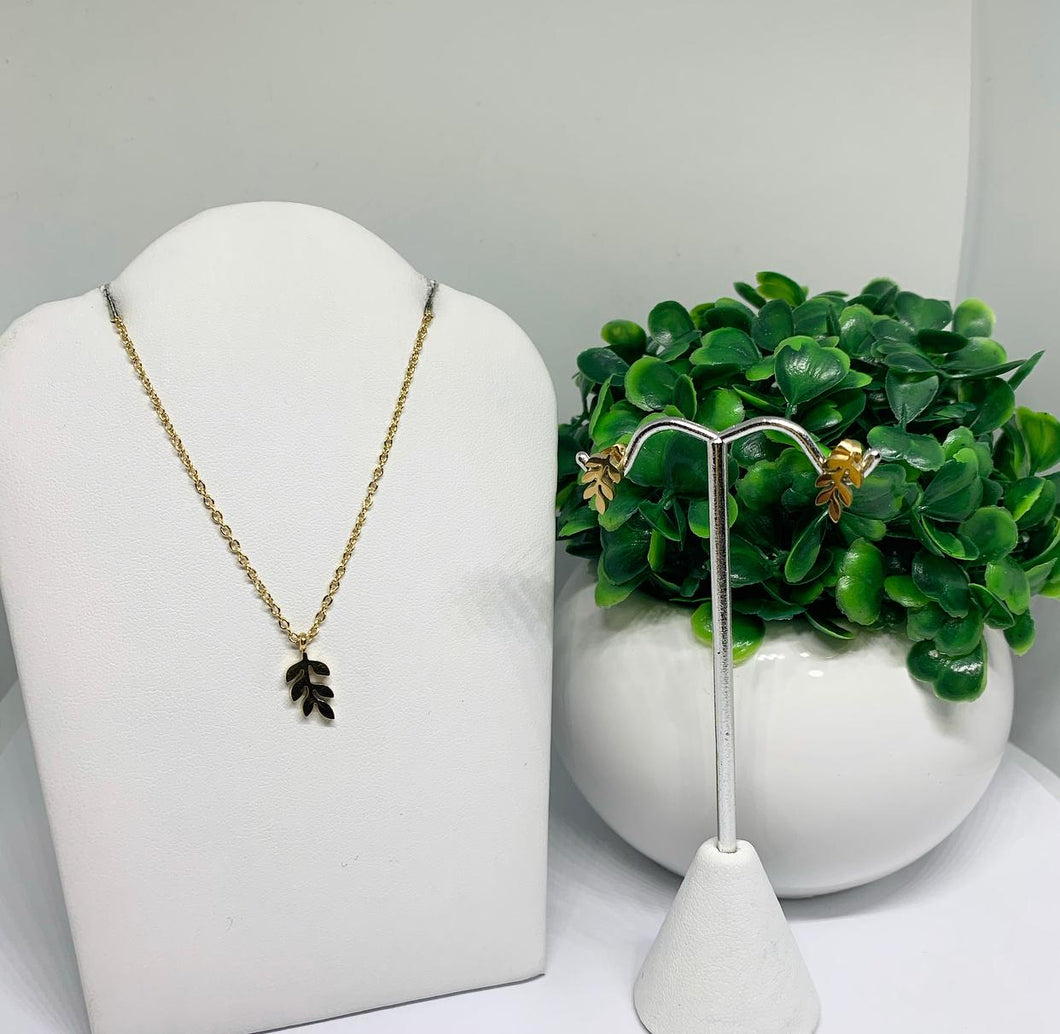 Set Cadena Y pantallas Dorada