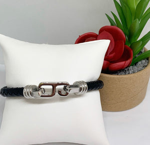 SLV BLK MEN BR
