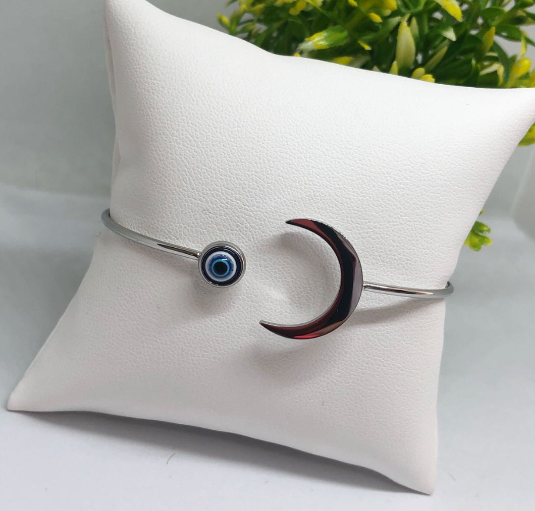 SLV MOON BANGLE